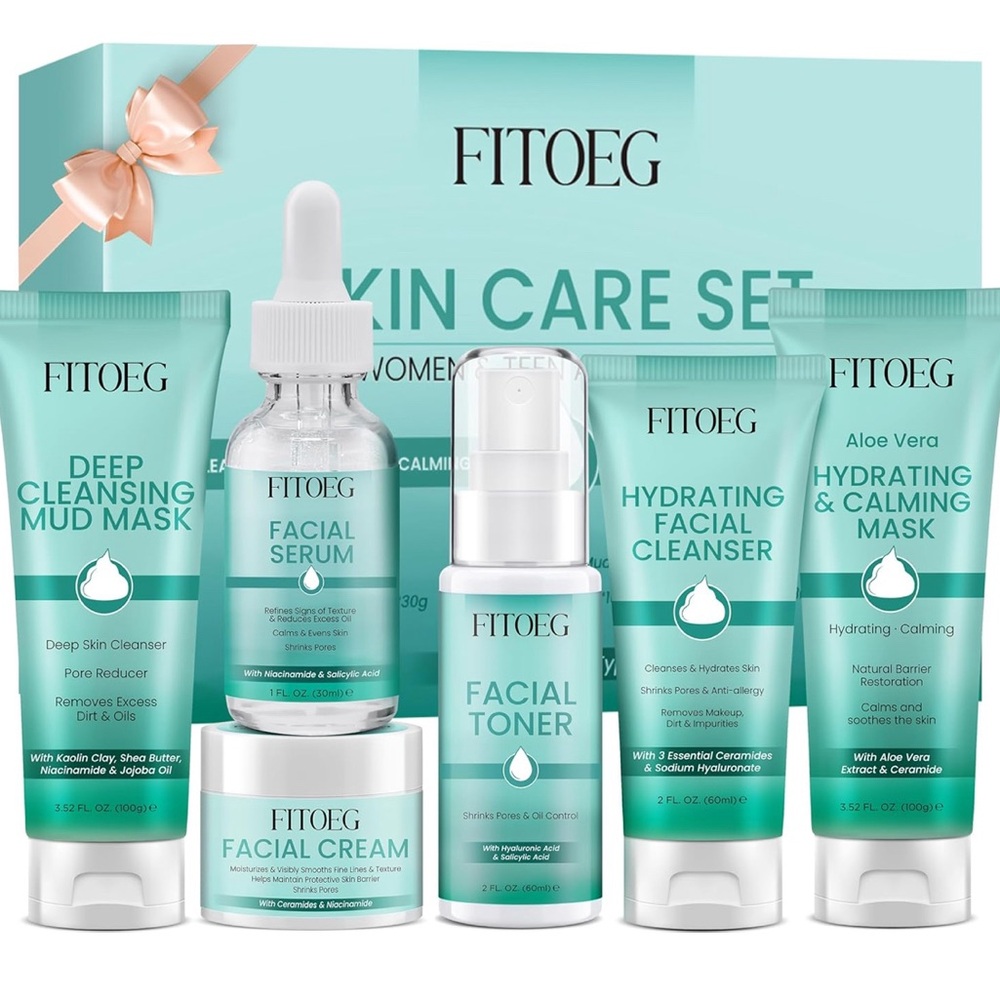NWT Woman Skincare,Hydrate,Oil Control,Facial Skin Care Routine Set Kit